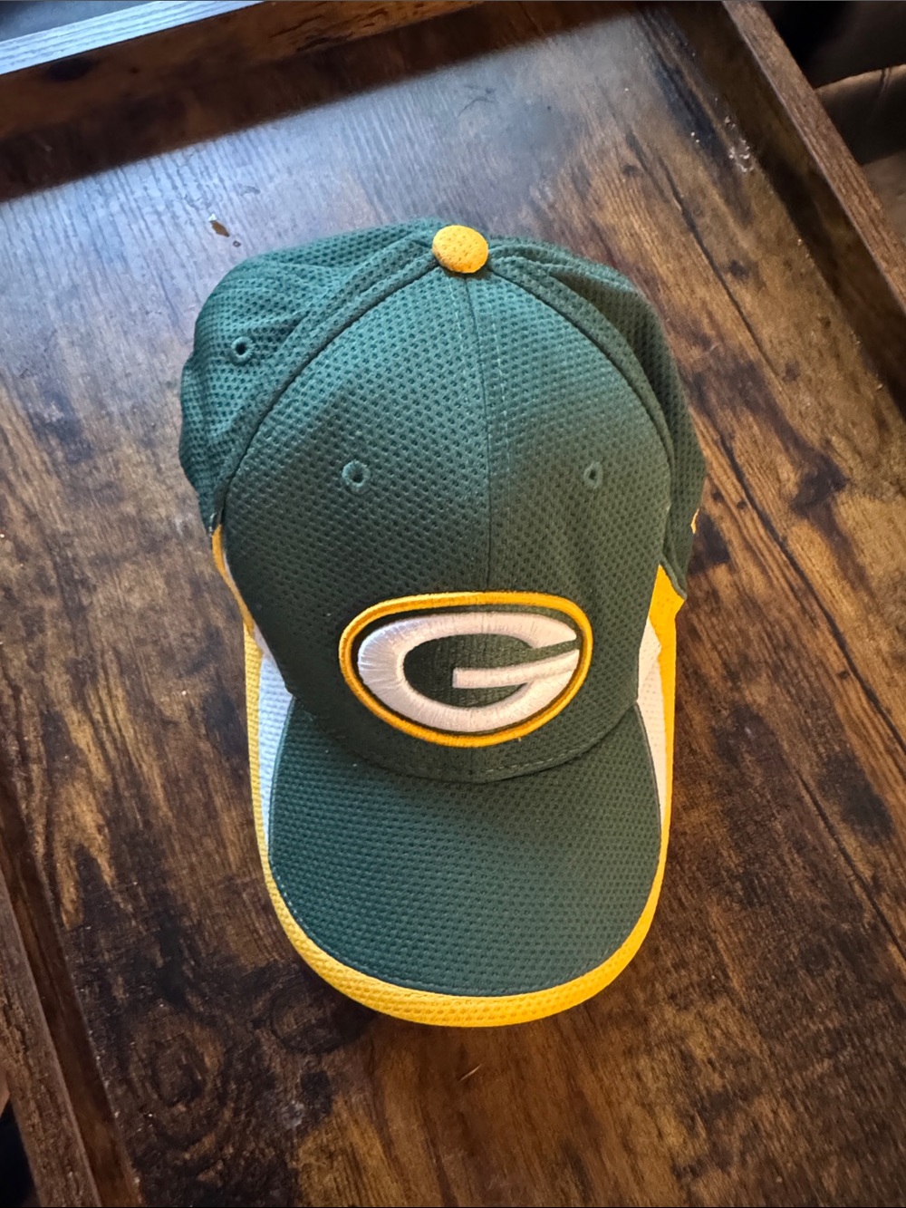 New Era Green and Yellow NFL Branded Snapback Cap